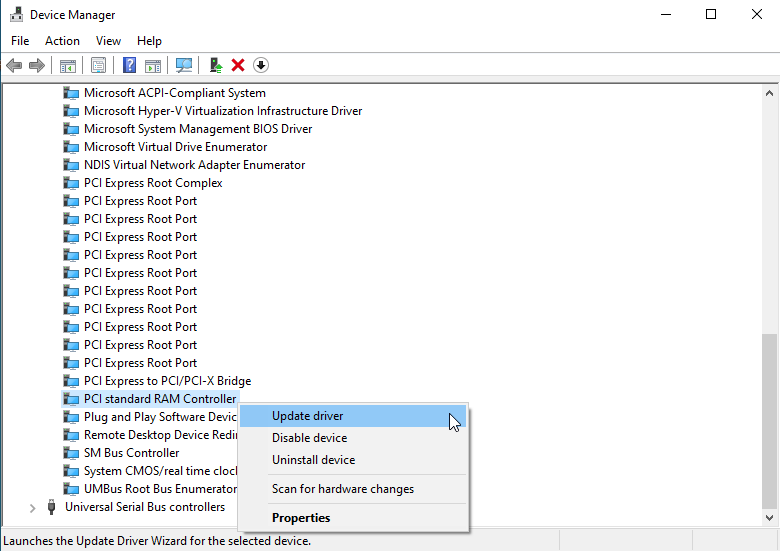 Device Manager Example
